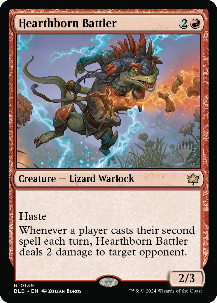 Hearthborn Battler (Promo Pack) [Bloomburrow Promos] | Deep Dive Games St. Marys