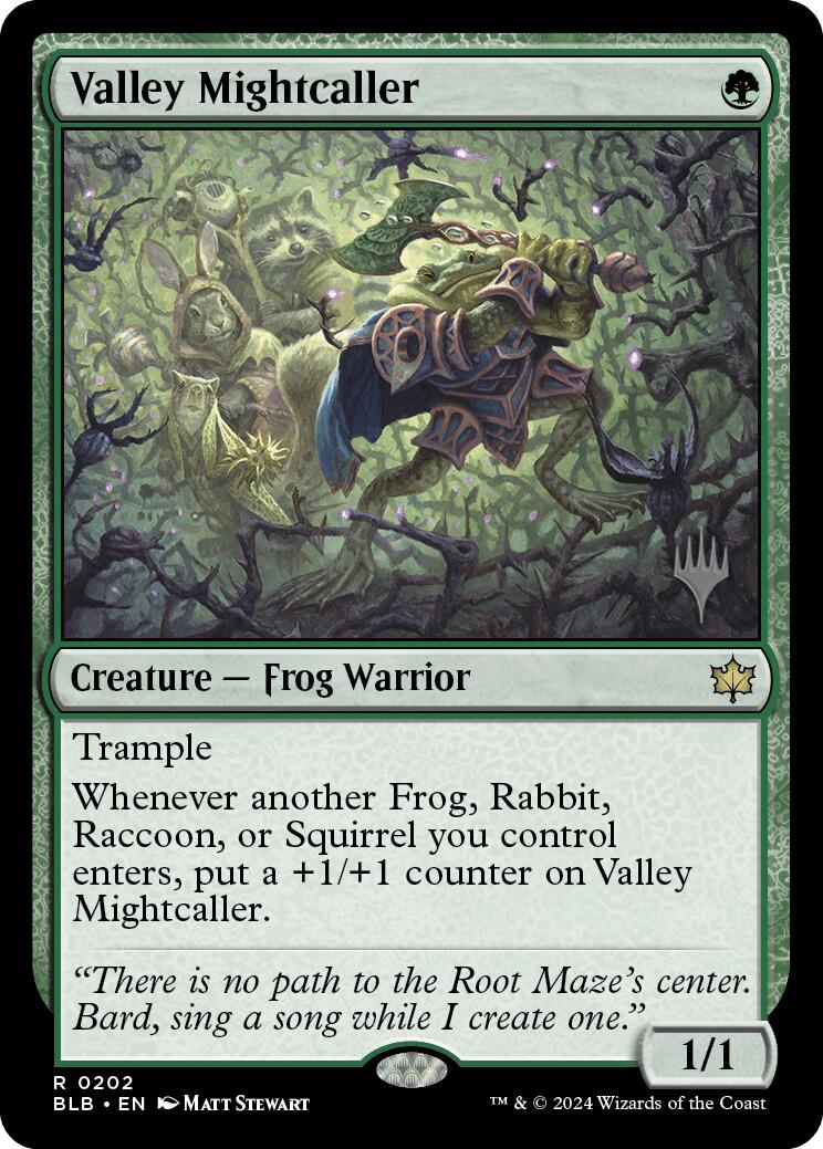 Valley Mightcaller (Promo Pack) [Bloomburrow Promos] | Deep Dive Games St. Marys