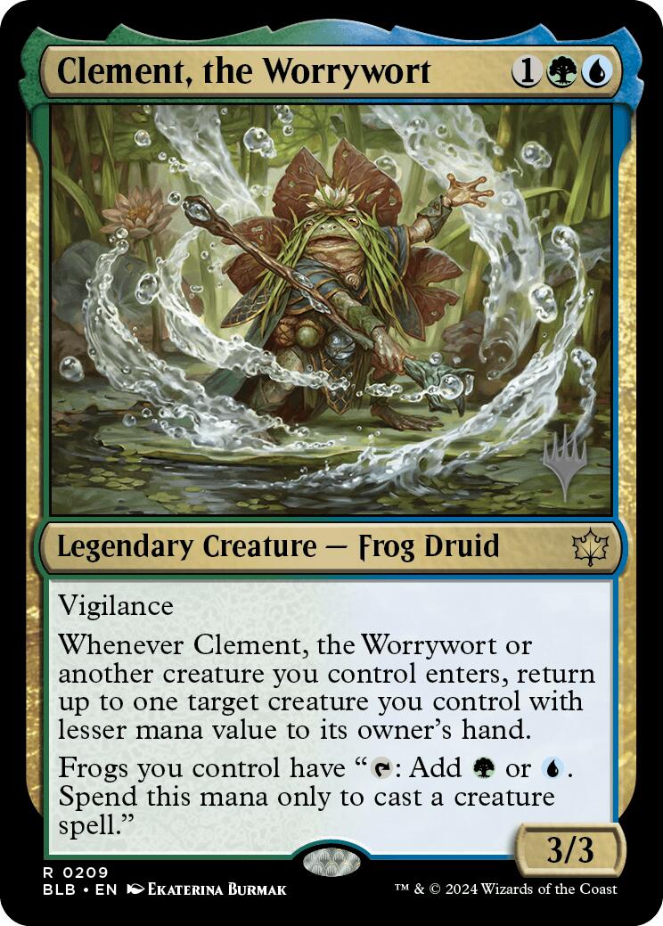 Clement, the Worrywort (Promo Pack) [Bloomburrow Promos] | Deep Dive Games St. Marys