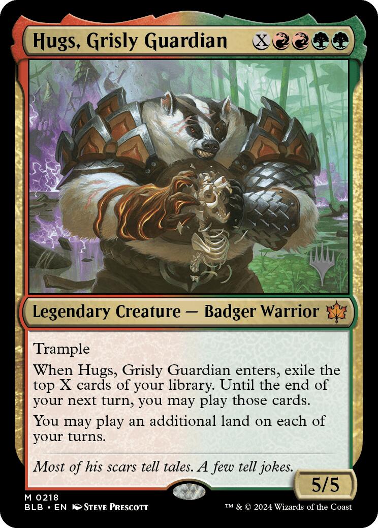 Hugs, Grisly Guardian (Promo Pack) [Bloomburrow Promos] | Deep Dive Games St. Marys