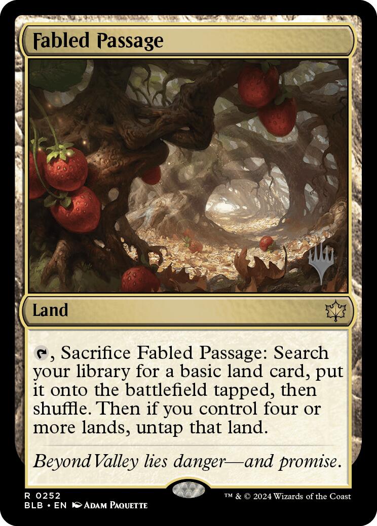 Fabled Passage (Promo Pack) [Bloomburrow Promos] | Deep Dive Games St. Marys