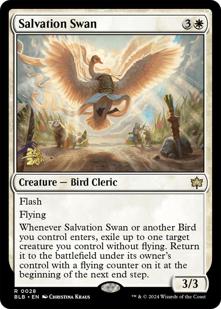 Salvation Swan [Bloomburrow Prerelease Promos] | Deep Dive Games St. Marys