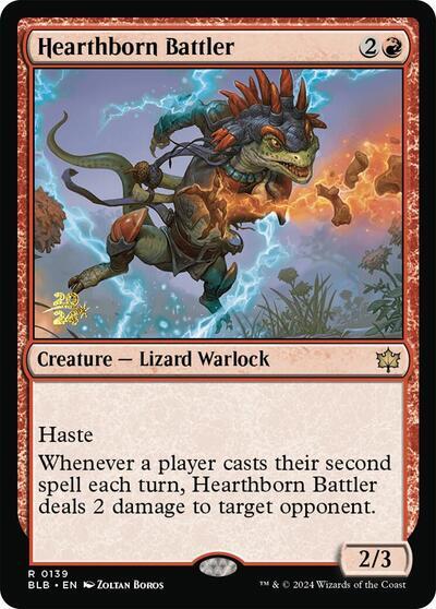 Hearthborn Battler [Bloomburrow Prerelease Promos] | Deep Dive Games St. Marys