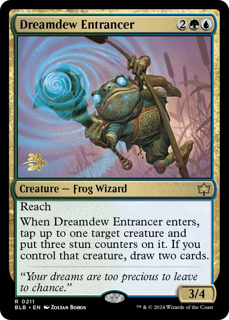 Dreamdew Entrancer [Bloomburrow Prerelease Promos] | Deep Dive Games St. Marys