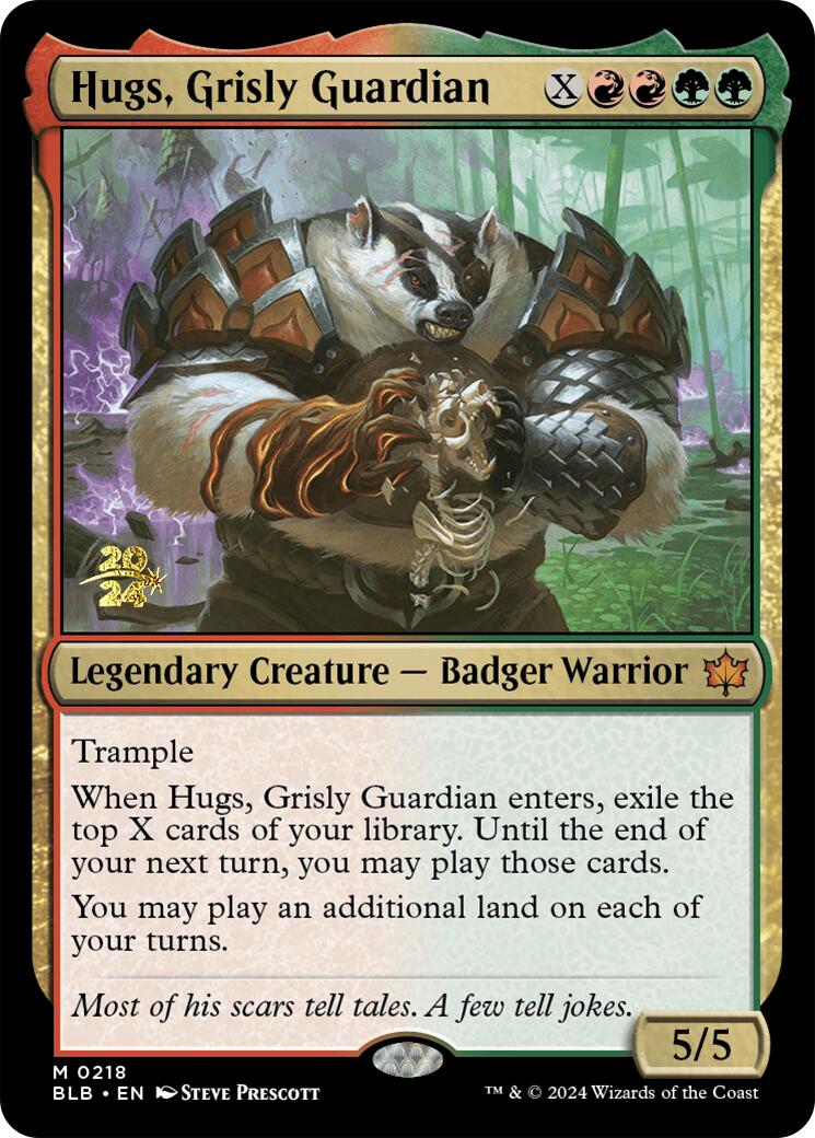 Hugs, Grisly Guardian [Bloomburrow Prerelease Promos] | Deep Dive Games St. Marys