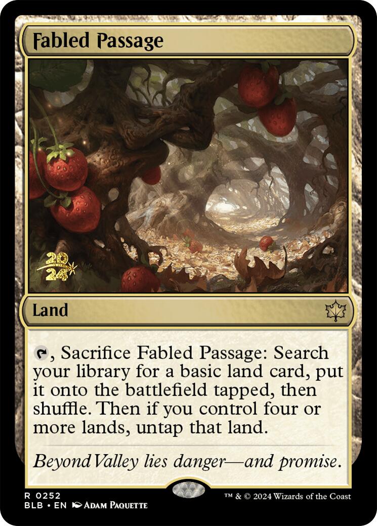 Fabled Passage [Bloomburrow Prerelease Promos] | Deep Dive Games St. Marys