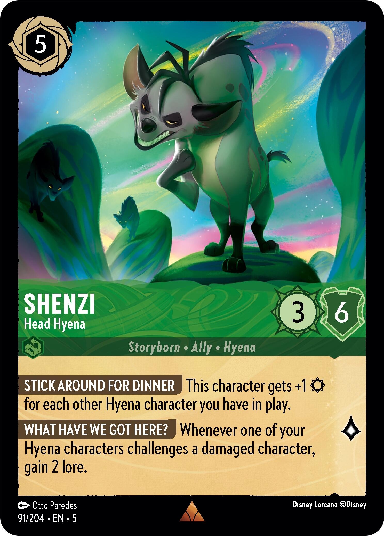 Shenzi - Head Hyena (91/204) [Shimmering Skies] | Deep Dive Games St. Marys