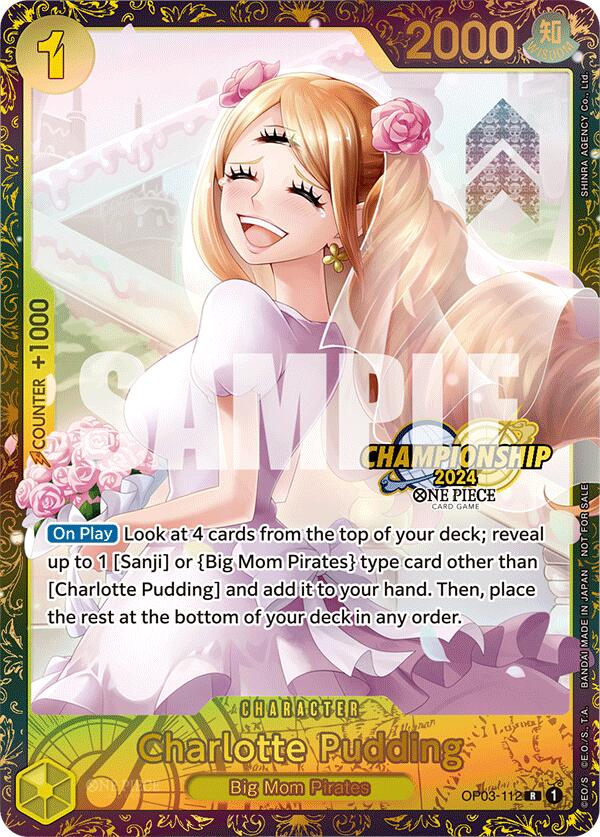 Charlotte Pudding (Championship 2024) [One Piece Promotion Cards] | Deep Dive Games St. Marys