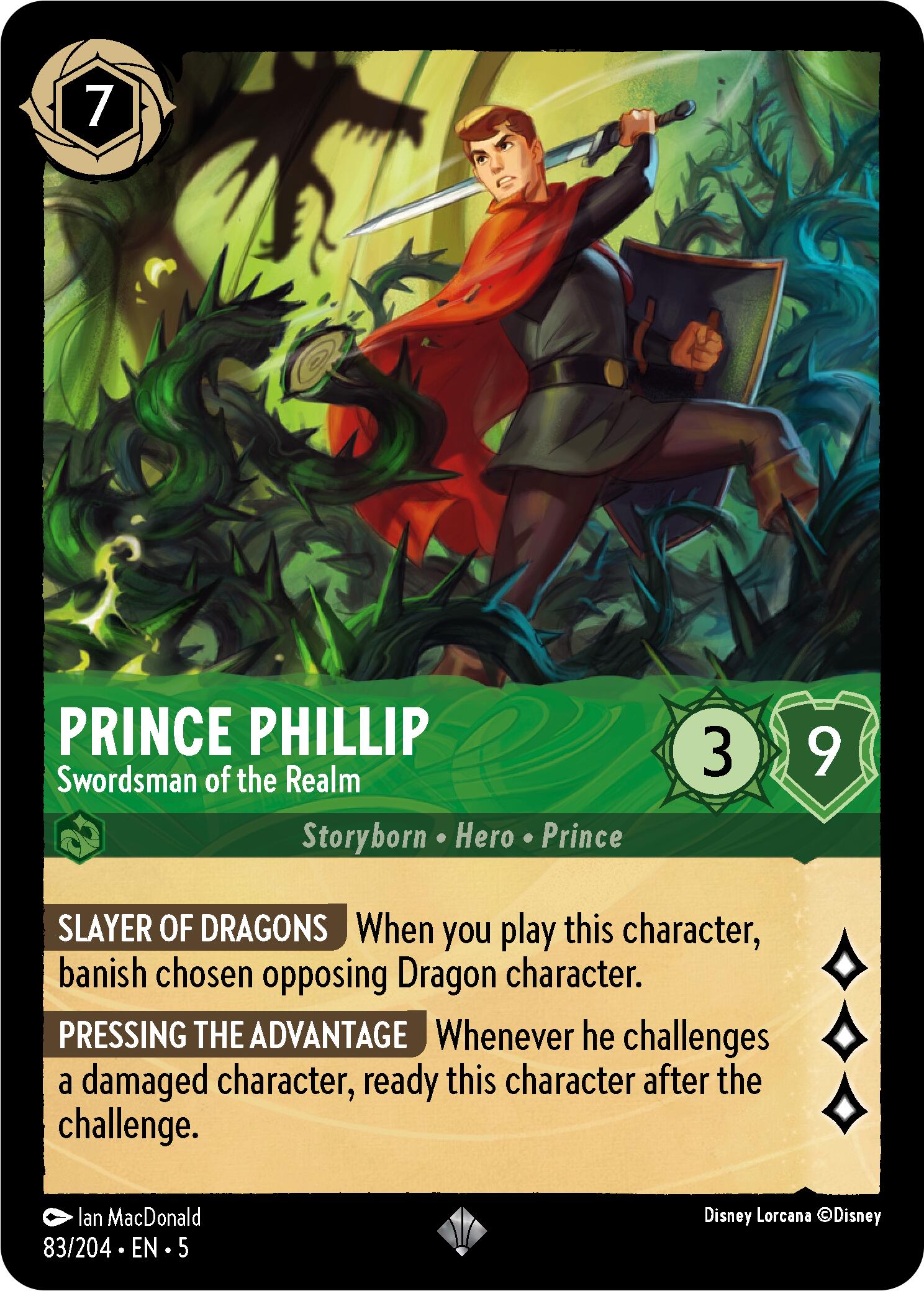 Prince Phillip - Swordsman of the Realm (83/204) [Shimmering Skies] | Deep Dive Games St. Marys