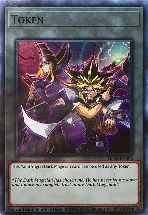 Token: Yami Yugi & Dark Magician [TKN5-EN006] Super Rare | Deep Dive Games St. Marys