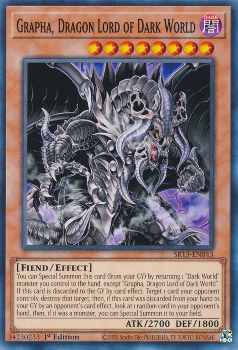 Grapha, Dragon Lord of Dark World [SR13-EN043] Common | Deep Dive Games St. Marys