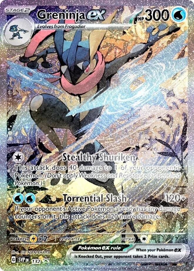 Greninja ex (132) [Scarlet & Violet: Black Star Promos] | Deep Dive Games St. Marys