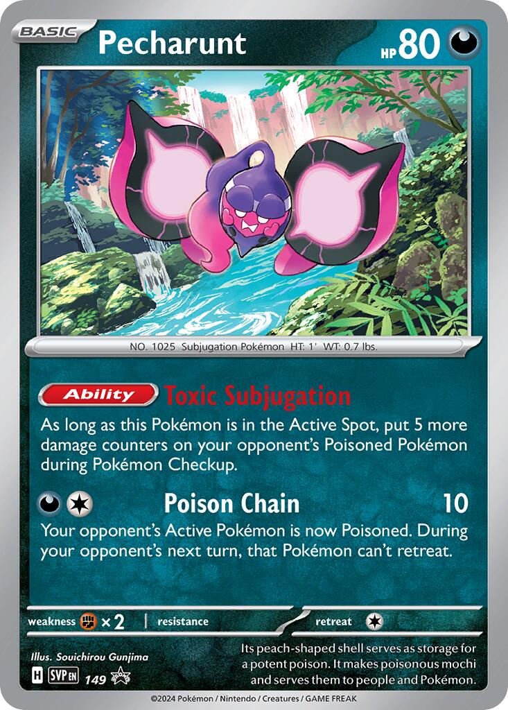 Pecharunt (149) [Scarlet & Violet: Black Star Promos] | Deep Dive Games St. Marys