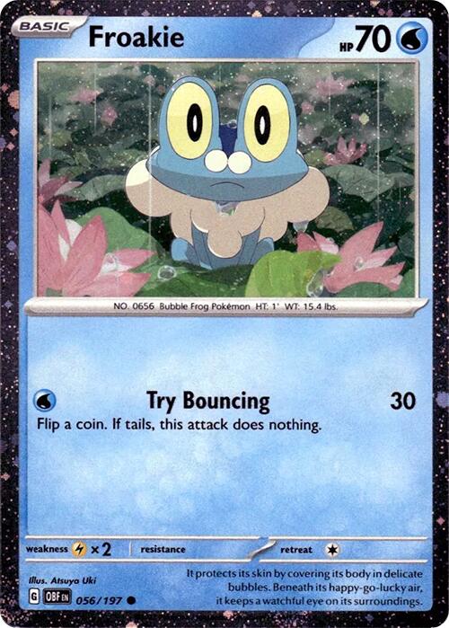 Froakie (056/197) (Cosmos Holo) [Miscellaneous Cards] | Deep Dive Games St. Marys