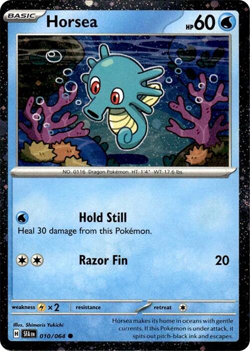 Horsea (010/064) (Cosmos Holo) [Miscellaneous Cards] | Deep Dive Games St. Marys