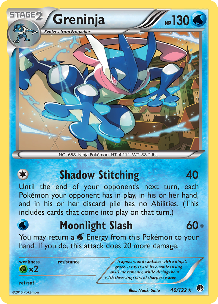 Greninja (40/122) [XY: BREAKpoint] | Deep Dive Games St. Marys