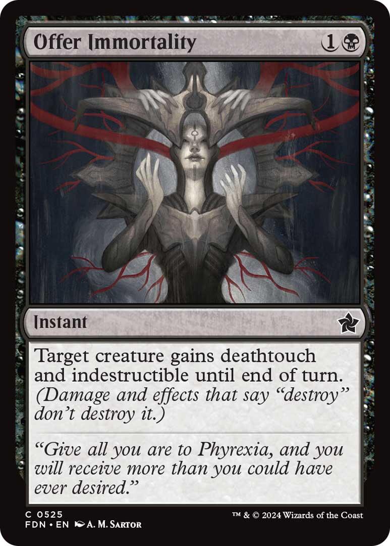 Offer Immortality [Foundations] | Deep Dive Games St. Marys