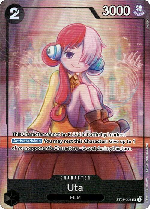 Uta (ST08-002) (Premium Card Collection -Uta-) [One Piece Promotion Cards] | Deep Dive Games St. Marys