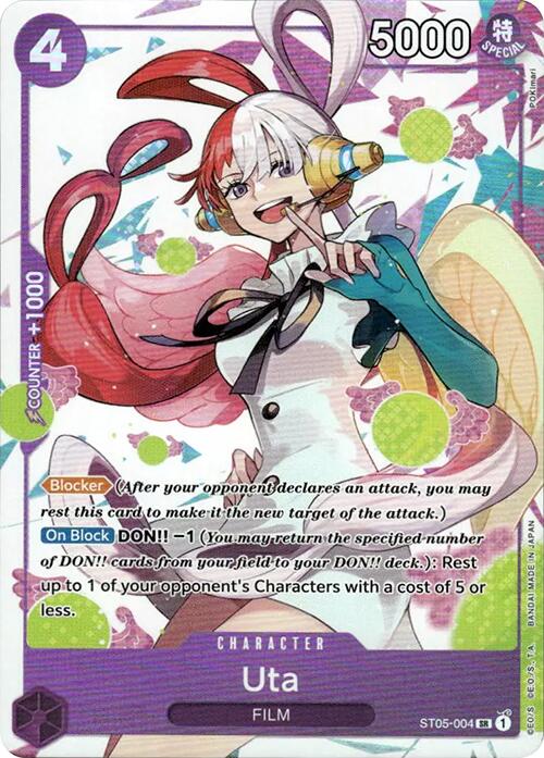 Uta (ST05-004) (Premium Card Collection -Uta-) [One Piece Promotion Cards] | Deep Dive Games St. Marys