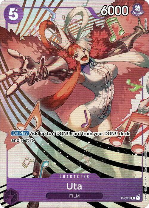Uta (P-031) (Premium Card Collection -Uta-) [One Piece Promotion Cards] | Deep Dive Games St. Marys