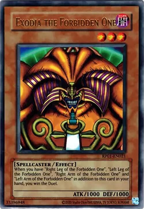 Exodia the Forbidden One [RP01-EN021] Ultra Rare | Deep Dive Games St. Marys