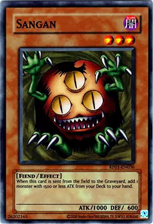 Sangan [RP01-EN036] Super Rare | Deep Dive Games St. Marys