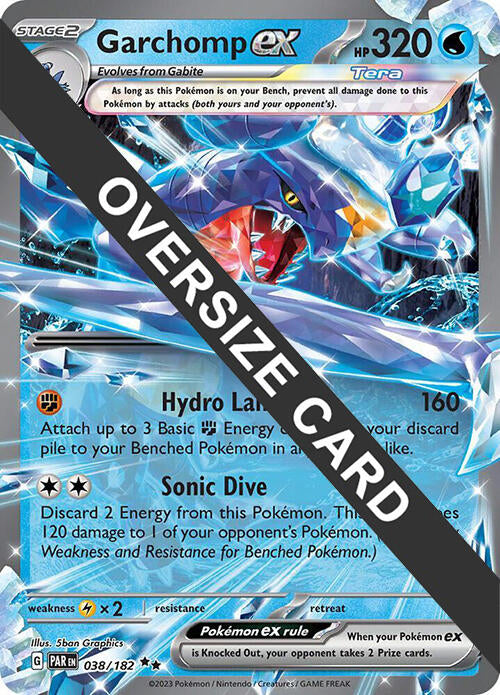 Garchomp ex (038) (Jumbo Card) [Scarlet & Violet: Black Star Promos] | Deep Dive Games St. Marys