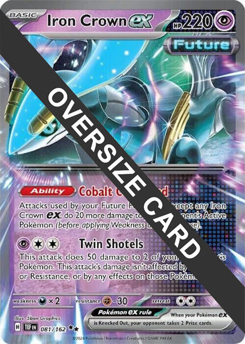 Iron Crown ex (081) (Jumbo Card) [Scarlet & Violet: Black Star Promos] | Deep Dive Games St. Marys