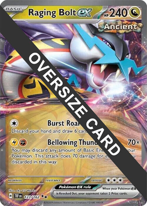 Raging Bolt ex (123) (Jumbo Card) [Scarlet & Violet: Black Star Promos] | Deep Dive Games St. Marys