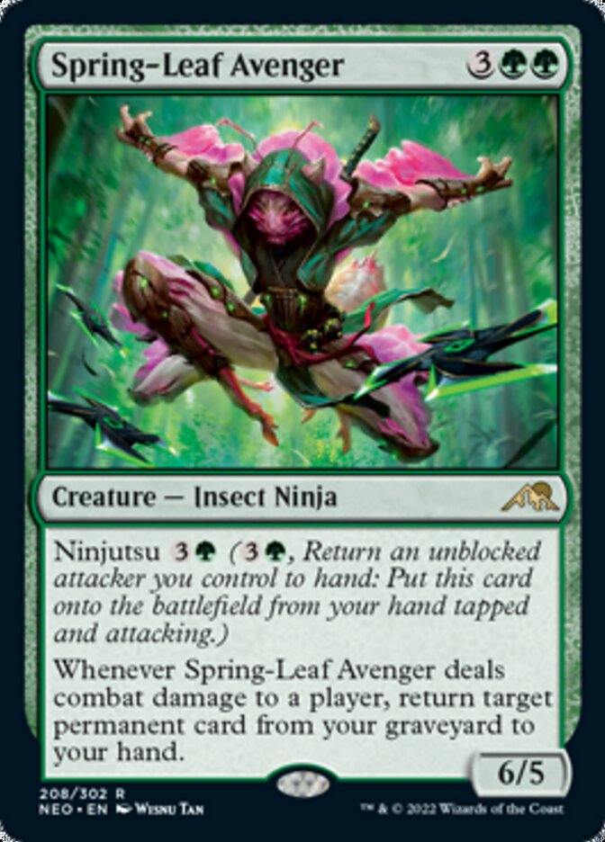 Spring-Leaf Avenger [Kamigawa: Neon Dynasty] | Deep Dive Games St. Marys