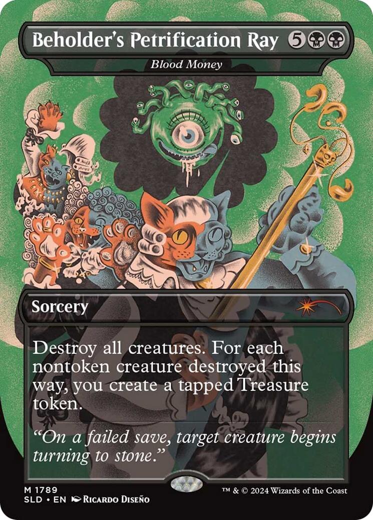 Beholder's Petrification Ray - Blood Money [Secret Lair Drop Series] | Deep Dive Games St. Marys