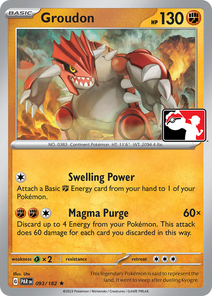 Groudon (093/182) [Prize Pack Series Five] | Deep Dive Games St. Marys