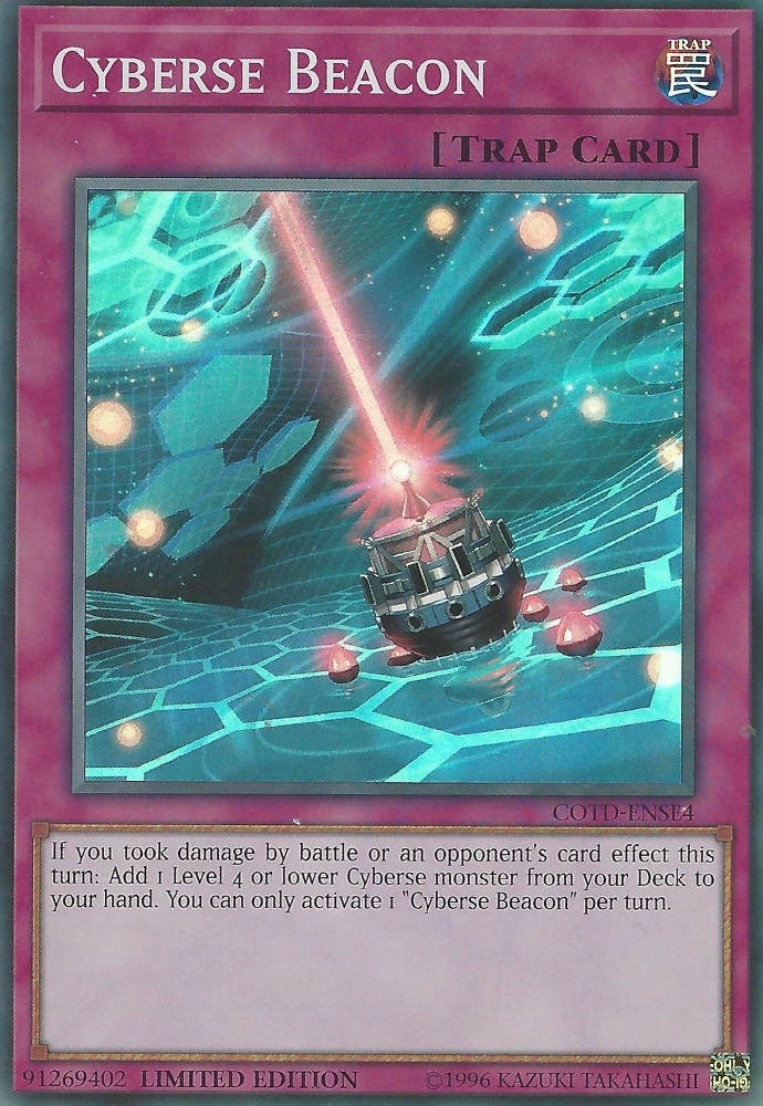 Cyberse Beacon [COTD-ENSE4] Super Rare | Deep Dive Games St. Marys