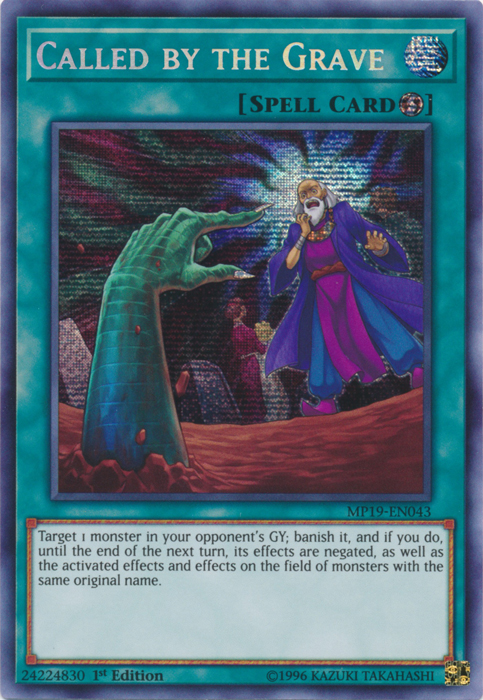 Called by the Grave [MP19-EN043] Prismatic Secret Rare | Deep Dive Games St. Marys