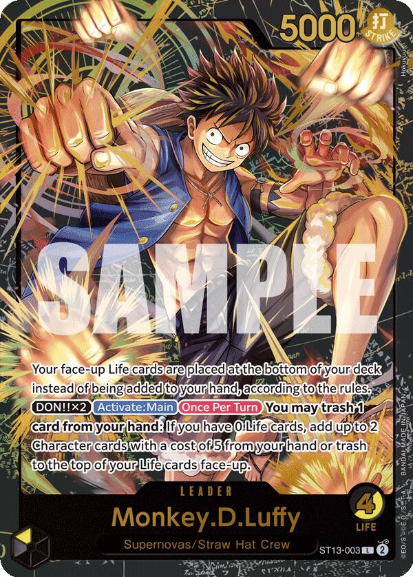 Monkey.D.Luffy (Premium Card Collection -Leader Collection-) [One Piece Promotion Cards] | Deep Dive Games St. Marys