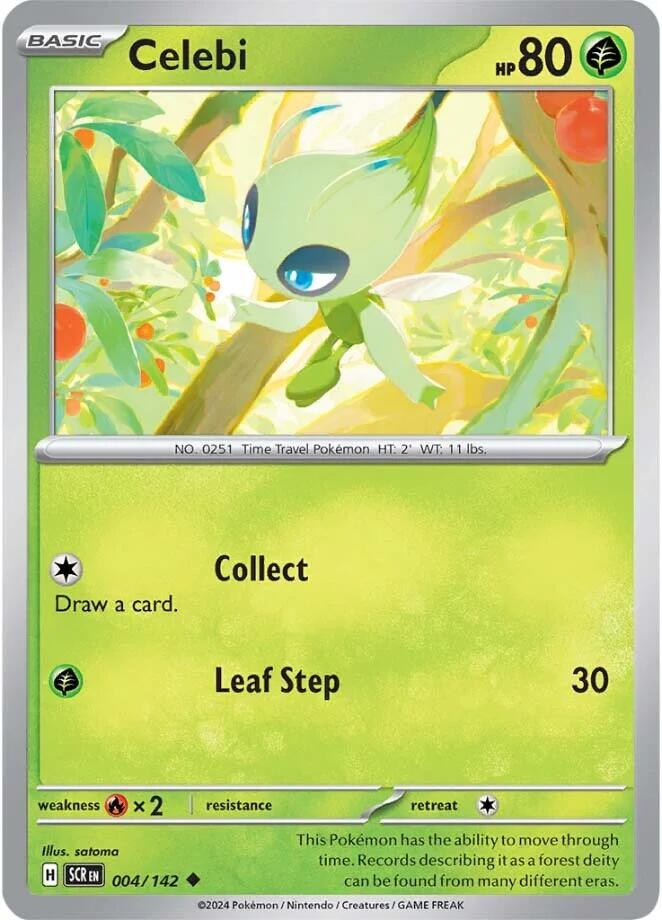 Celebi (004/142) [Scarlet & Violet: Stellar Crown] | Deep Dive Games St. Marys