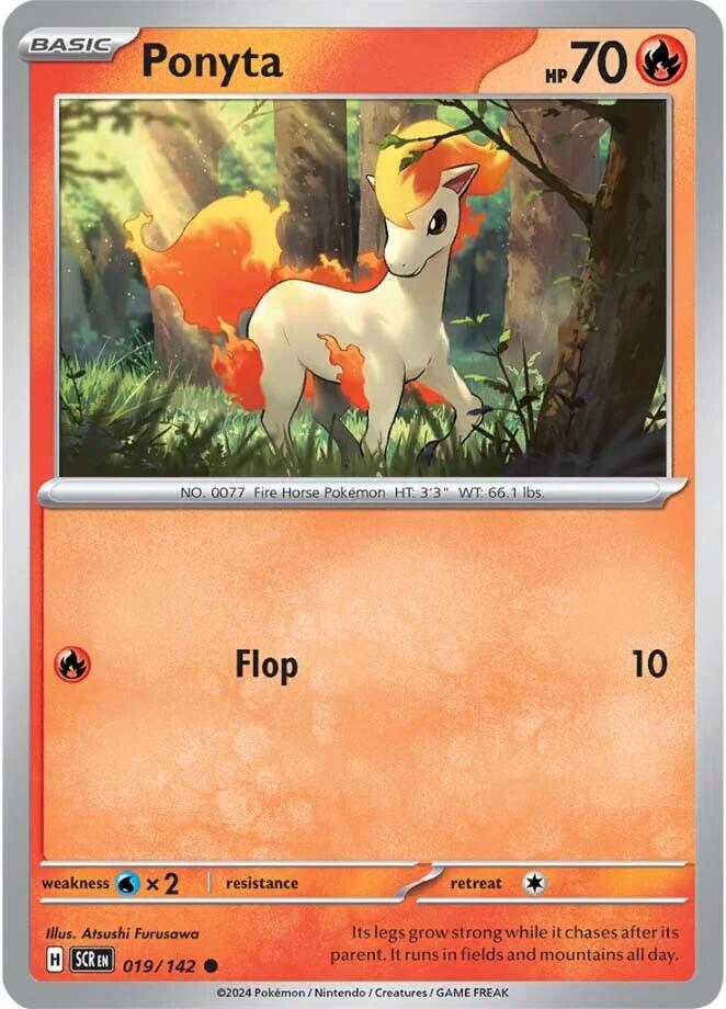 Ponyta (019/142) [Scarlet & Violet: Stellar Crown] | Deep Dive Games St. Marys