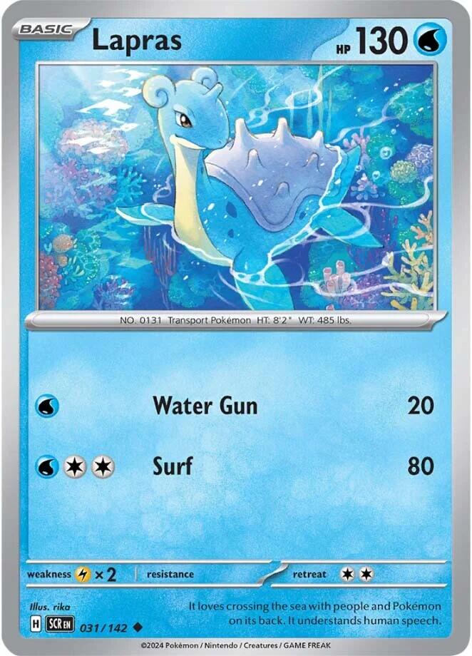 Lapras (031/142) [Scarlet & Violet: Stellar Crown] | Deep Dive Games St. Marys