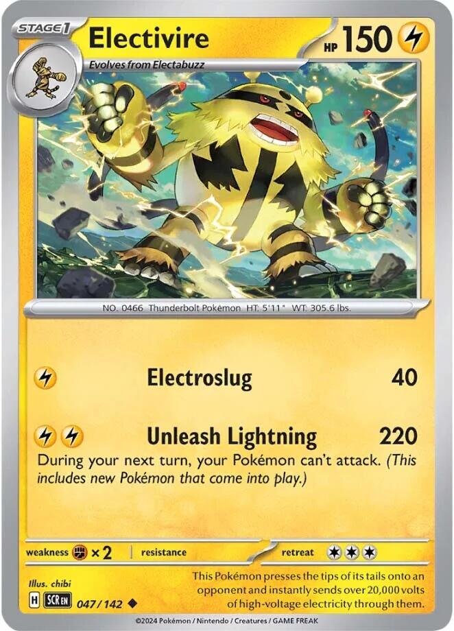 Electivire (047/142) [Scarlet & Violet: Stellar Crown] | Deep Dive Games St. Marys