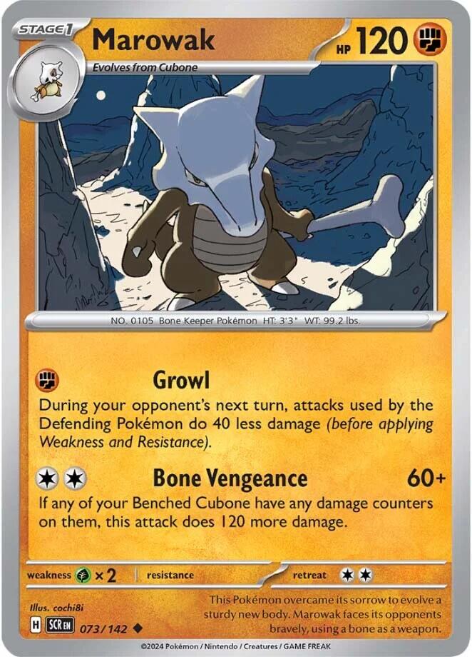 Marowak (073/142) [Scarlet & Violet: Stellar Crown] | Deep Dive Games St. Marys