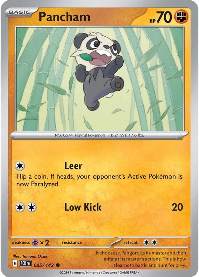 Pancham (085/142) [Scarlet & Violet: Stellar Crown] | Deep Dive Games St. Marys