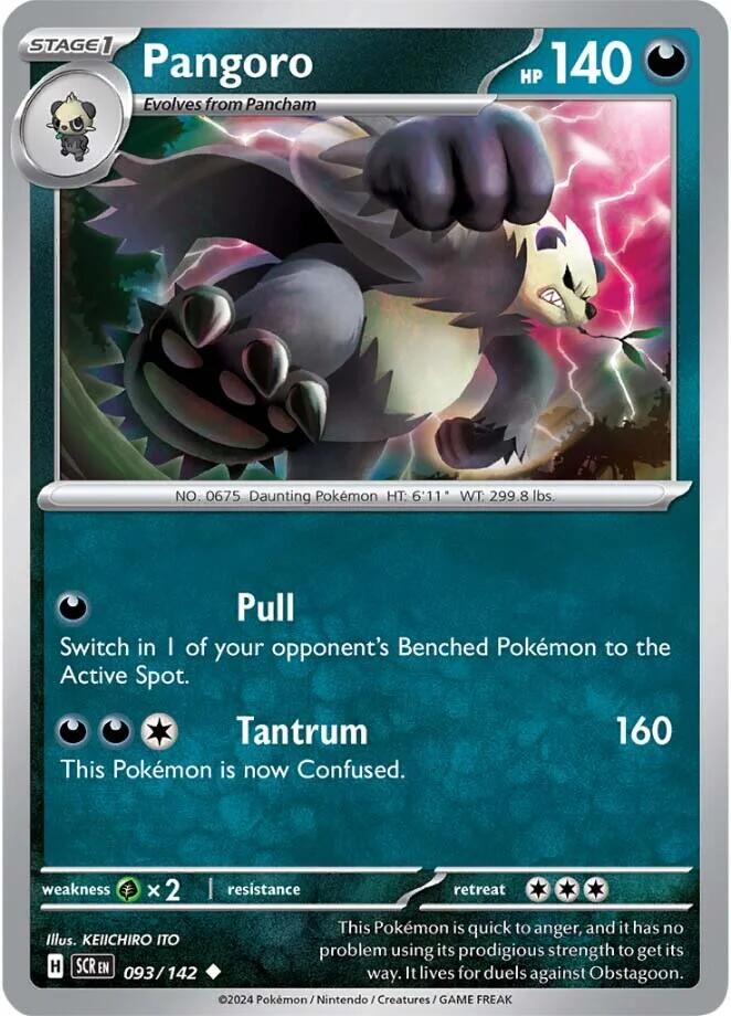 Pangoro (093/142) [Scarlet & Violet: Stellar Crown] | Deep Dive Games St. Marys