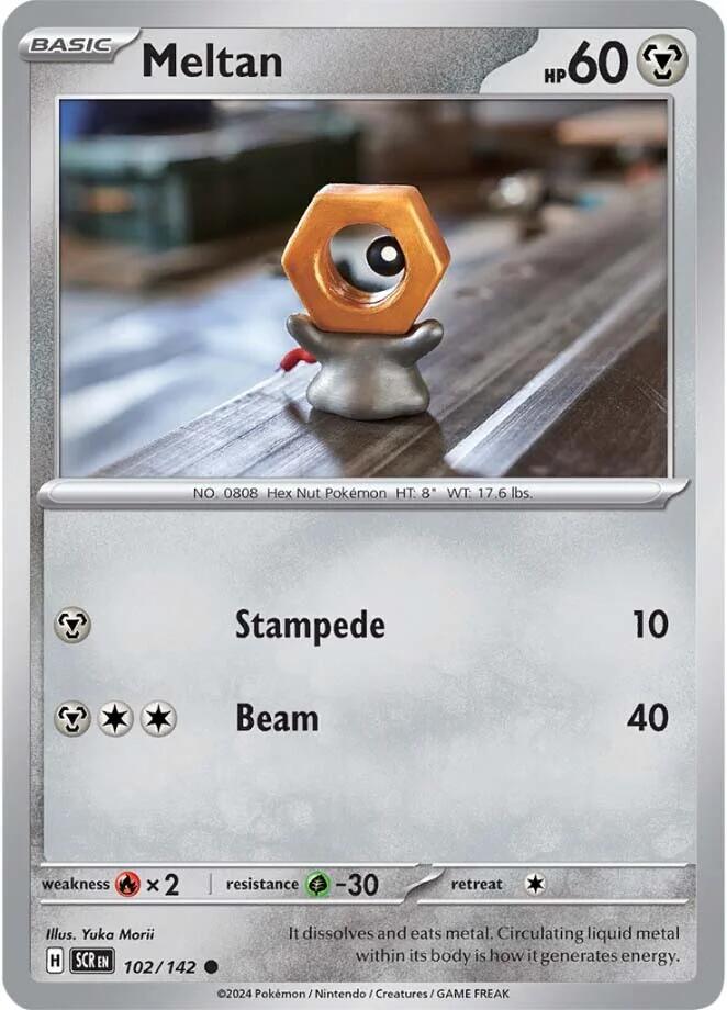 Meltan (102/142) [Scarlet & Violet: Stellar Crown] | Deep Dive Games St. Marys