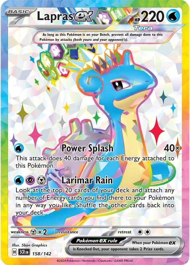 Lapras ex (158/142) [Scarlet & Violet: Stellar Crown] | Deep Dive Games St. Marys