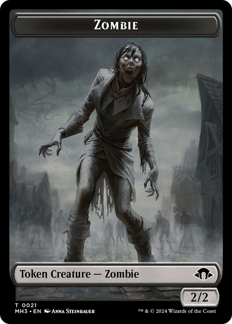 Eldrazi Spawn // Zombie Double-Sided Token [Modern Horizons 3 Tokens] | Deep Dive Games St. Marys