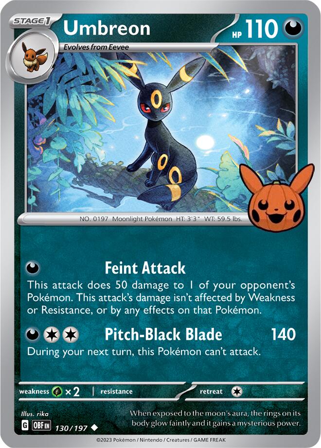 Umbreon (130/197) [Trick or Trade 2024] | Deep Dive Games St. Marys