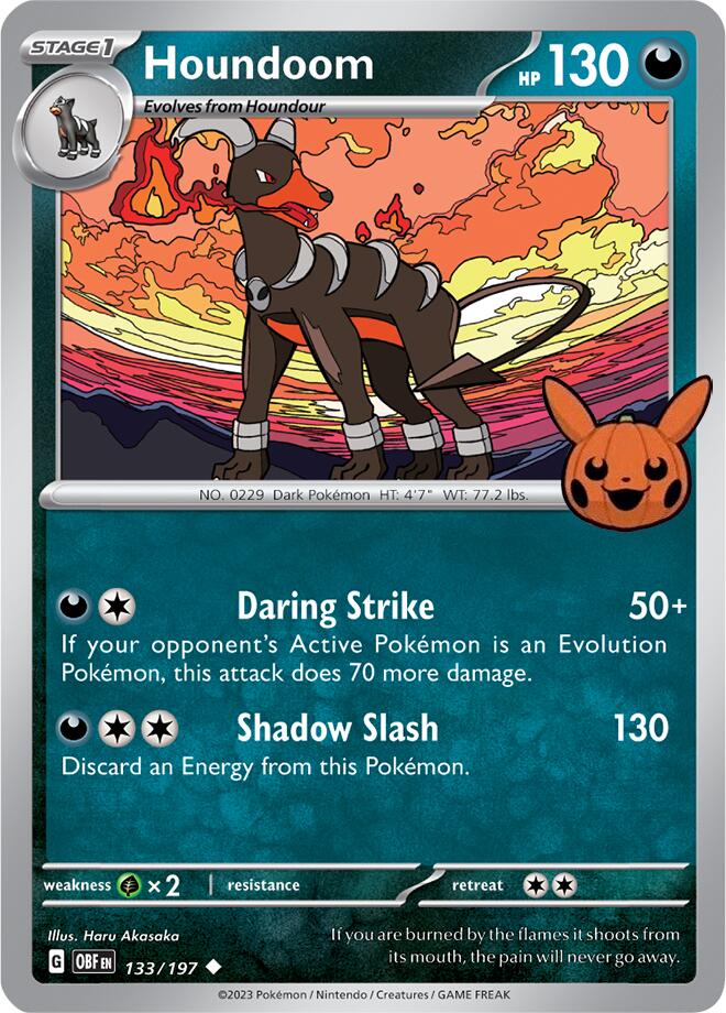 Houndoom (133/197) [Trick or Trade 2024] | Deep Dive Games St. Marys