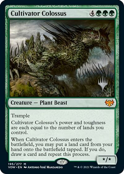 Cultivator Colossus (Promo Pack) [Innistrad: Crimson Vow Promos] | Deep Dive Games St. Marys