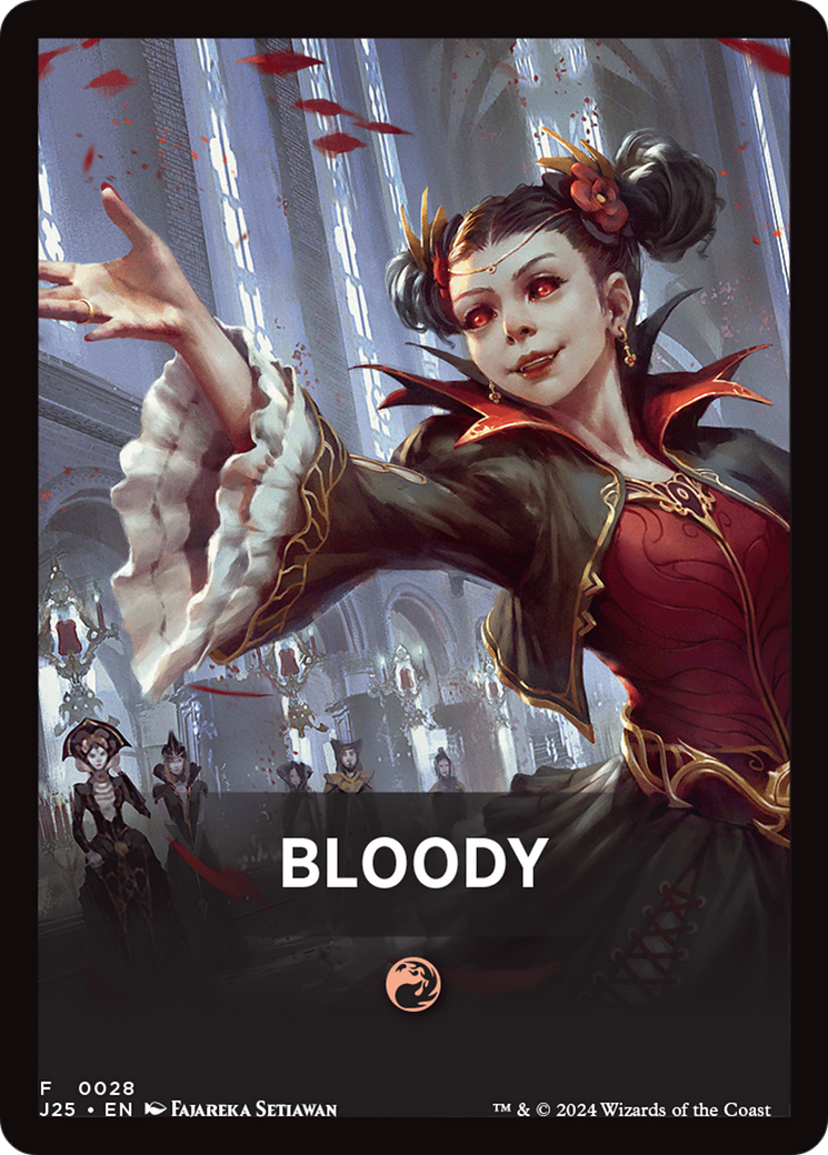 Bloody Theme Card [Foundations Jumpstart Front Cards] | Deep Dive Games St. Marys