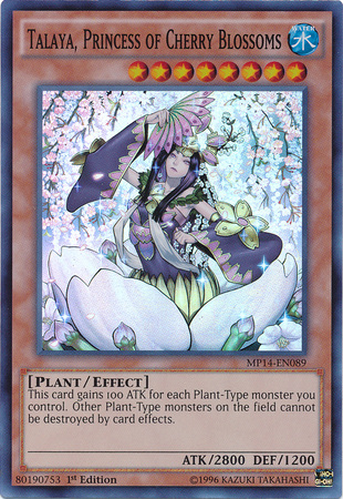 Talaya, Princess of Cherry Blossoms [MP14-EN089] Super Rare | Deep Dive Games St. Marys